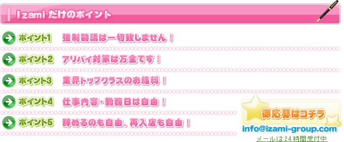 Izanamiだけのポイント